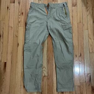 Khaki cargo pants